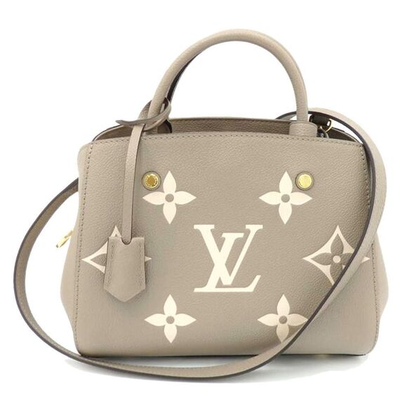 Louis Vuitton Montaigne BB Emplant Tourtrell Creme Hand Bag - Picture 1 of 6